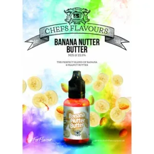 Concentré BANANA NUTTER BUTTER 30 ml Chefs Flavours (pack de 3)