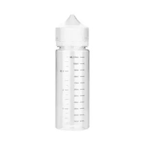 FLACON 200ml GRADUÉE PET / 5PCS : . - TRANSPARENT