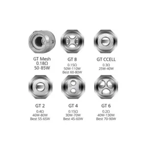 GT CORE Résistance / 3pcs - VAPORESSO : . - GT4 / 0.15OHM (30-70W)